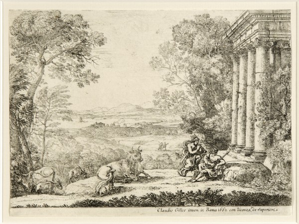 Mercure et Argus 1662 by Claude Lorrain